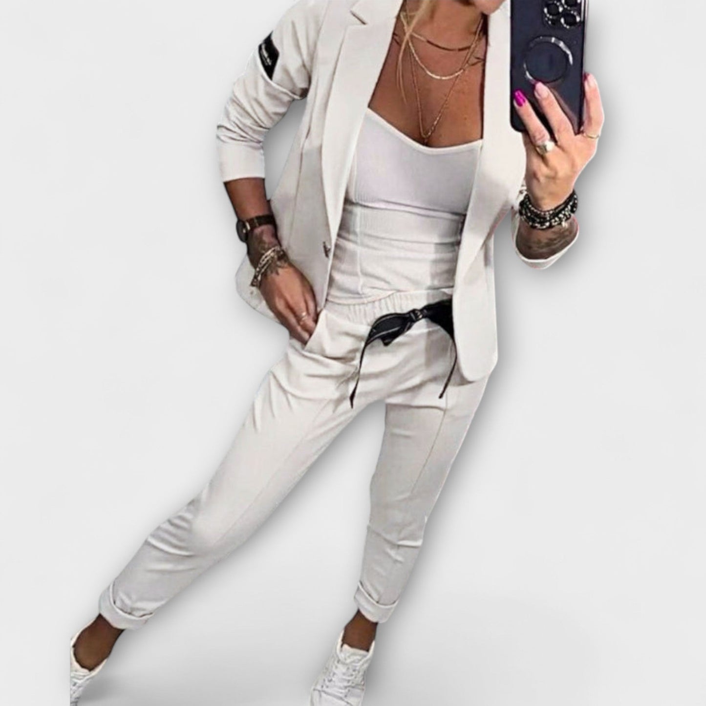 Vionna | wspaniały Zestaw Bluzki, Kurtki i Spodni