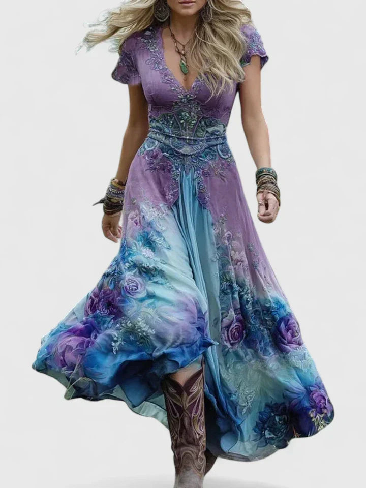 Sydney | Elegancka Maxi Sukienka