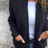 Linda Stylowy kardigan – miękki, ciepły i łatwy do łączenia