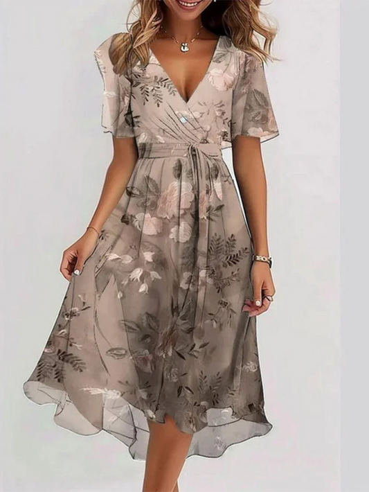 Matylda™ | Letnia Sukienka z Zakryciem Brzucha