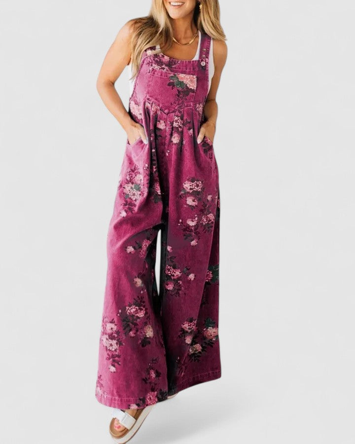 Mona™ | duże Dżinsowe Ogrodniczki