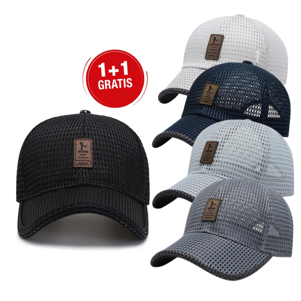 AirFit Letnia Czapka z Siateczką – Oddychająca i Regulowana