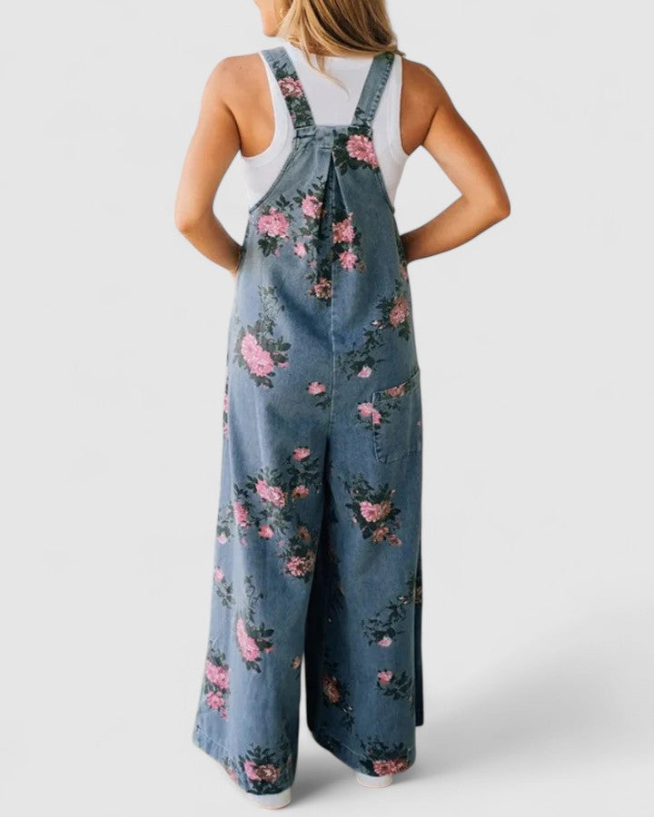 Mona™ | duże Dżinsowe Ogrodniczki