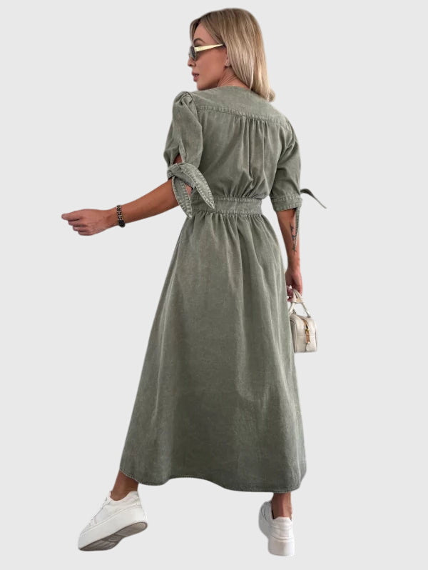 Zofia™ | Stylowa Sukienka Dżinsowa