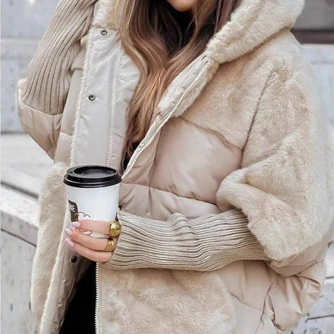 LENA | Stylowa kurtka puchowa z kapturem