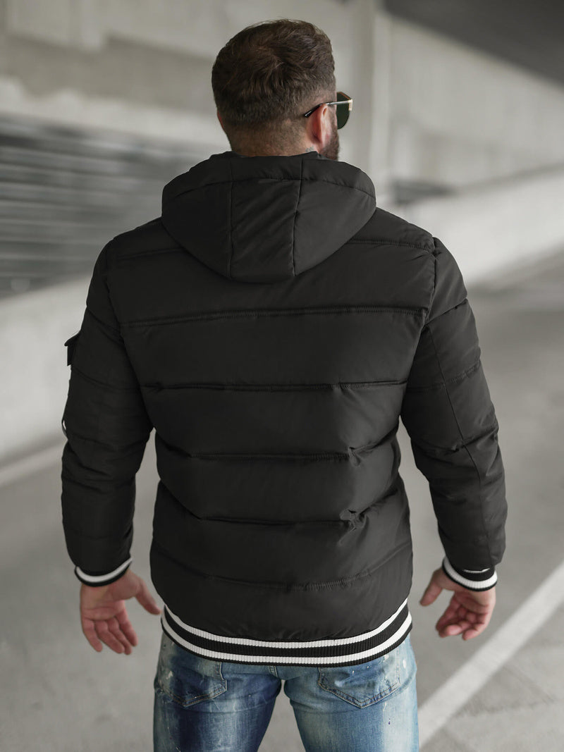 Kurtka męska pikowana czarna