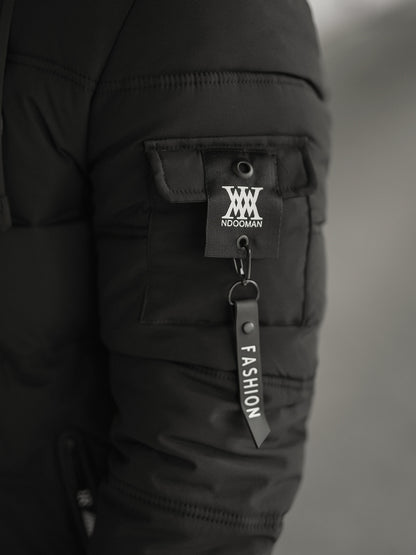 Kurtka męska pikowana czarna