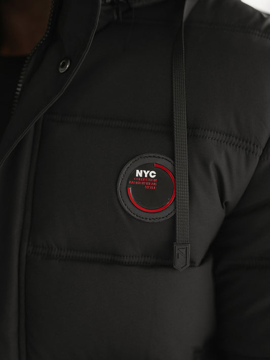 Kurtka męska pikowana czarna